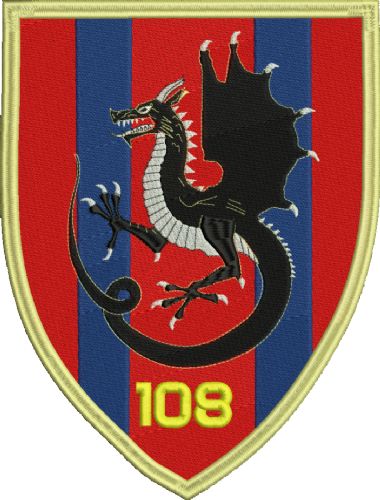 108 Welsh FD Sqn (v) RE embroidered Badge
